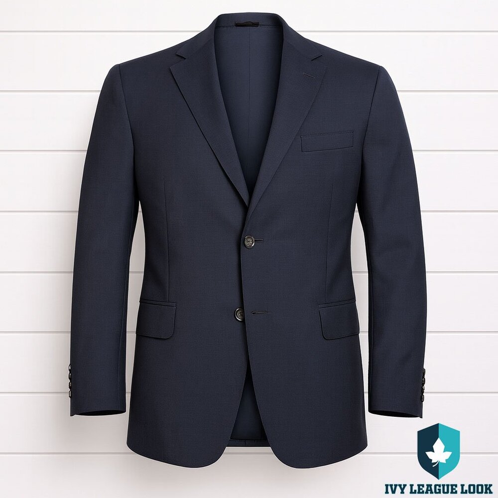 Brooks Brothers Explorer Regent Fit Navy Blazer Wool Blend Jacket 44R